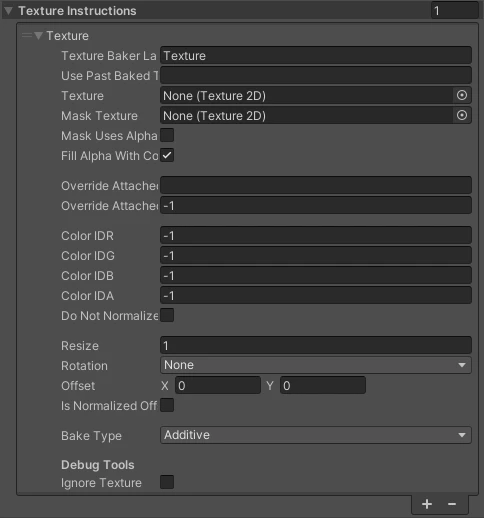 Texture Instructions